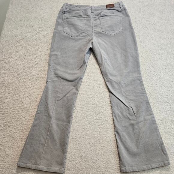 Lands' End Mid-rise Bootcut Corduroy Pants Slate Gray Women's Size 14 - Picture 6 of 11